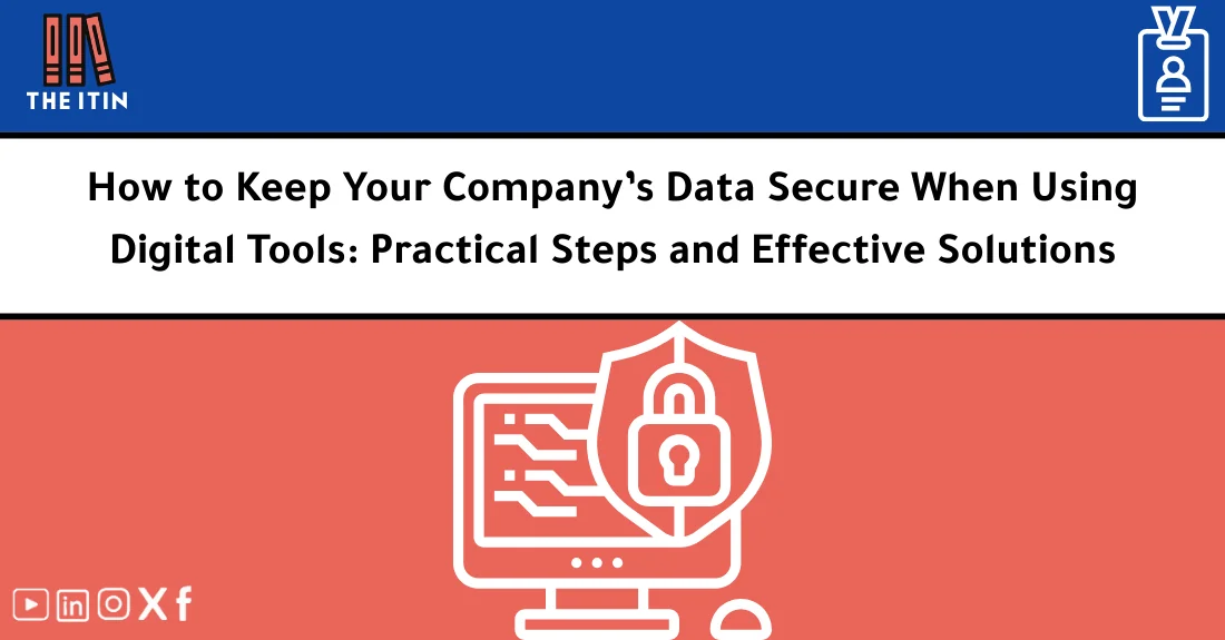 صورة تحتوي على عنوان المقال حول: " Data Security for Foreign Companies: Encryption & VPN Tips" مع عنصر بصري معبر