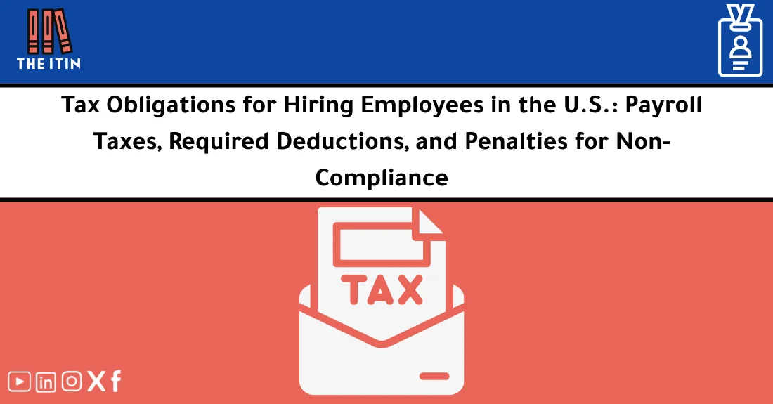 صورة تحتوي على عنوان المقال حول: " Employment Taxes for Companies: Key Payroll Rules" مع عنصر بصري معبر