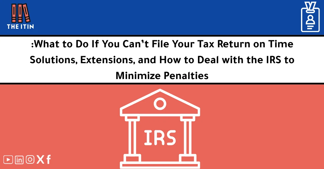 صورة تحتوي على عنوان المقال حول: " Failure to File a Tax Return? Extensions & Penalty Help" مع عنصر بصري معبر