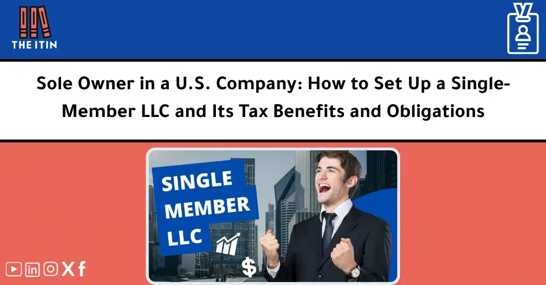 صورة تحتوي على عنوان المقال حول: " Single-member LLC Benefits & Taxes Explained" مع عنصر بصري معبر