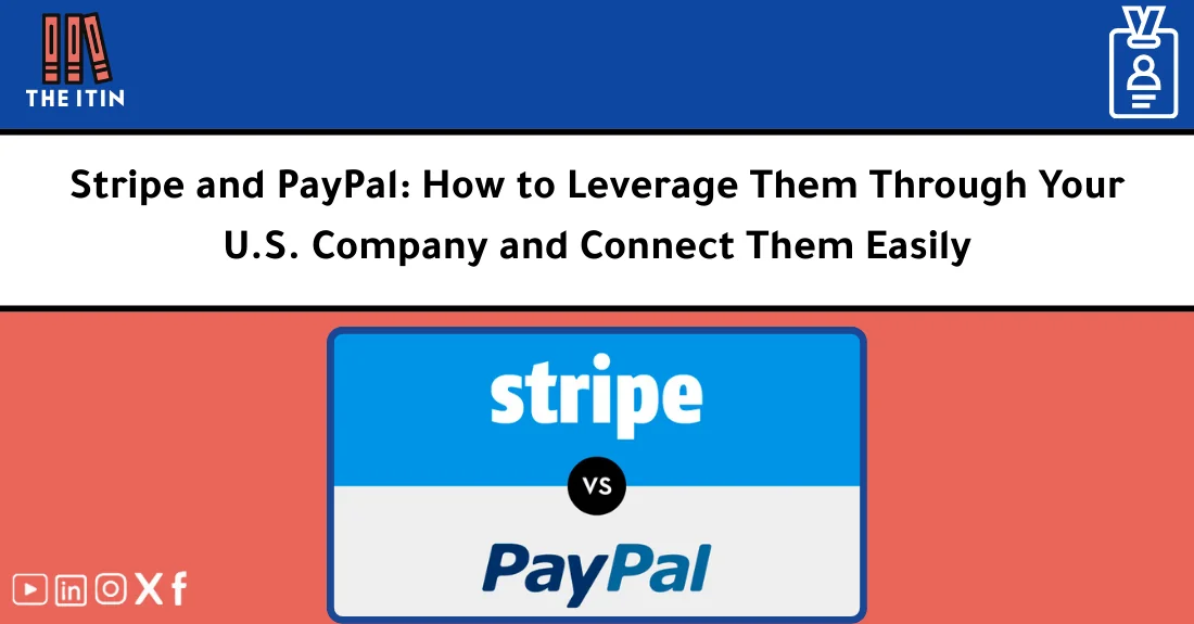 صورة تحتوي على عنوان المقال حول: " Stripe & PayPal for Foreigners: Setup Guide & Tips" مع عنصر بصري معبر