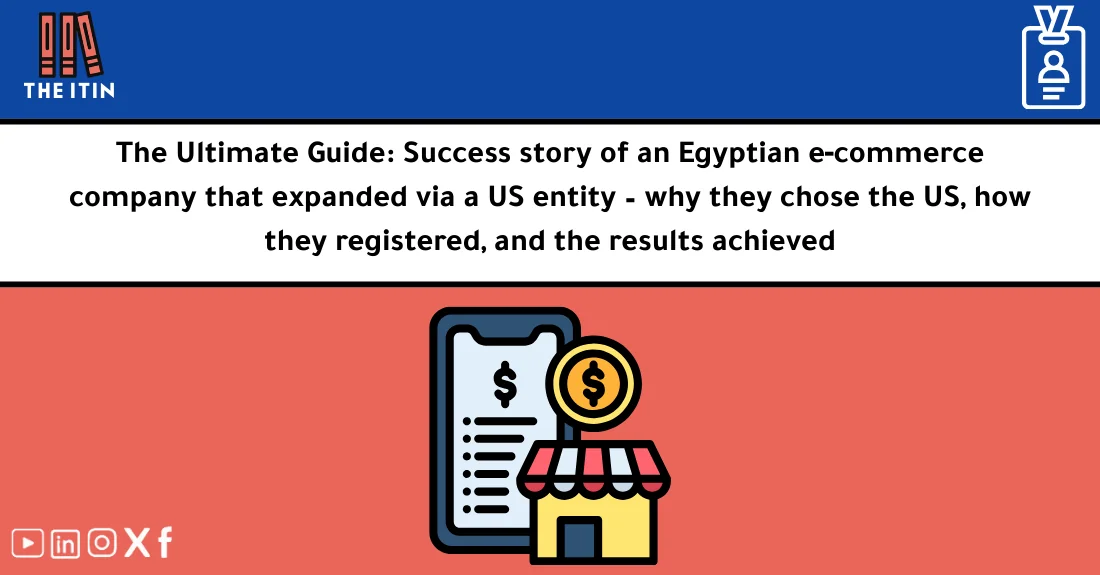 صورة تحتوي على عنوان المقال حول: " US Company Success Story: Egyptian E-Commerce Growth" مع عنصر بصري معبر